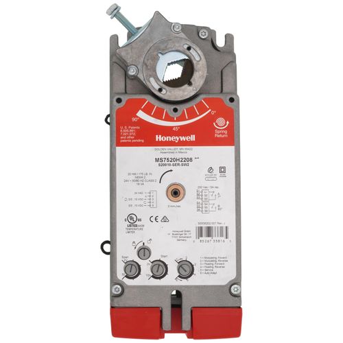 Main product image of Two Position Damper Actuator w/ Adjustable Zero and Span Voltage Input for HVAC (175 lb-in)