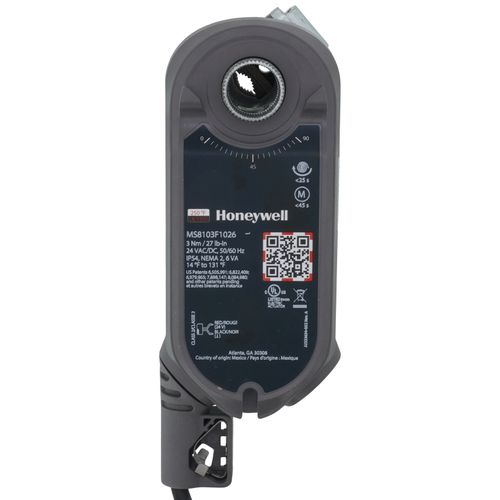 Main product image of 2 Pos./SPST SR 27 lb-in., 3 Nm, SCSA, Clip-In, Fire/Smoke Damper Direct Coupled Actuator (24V)