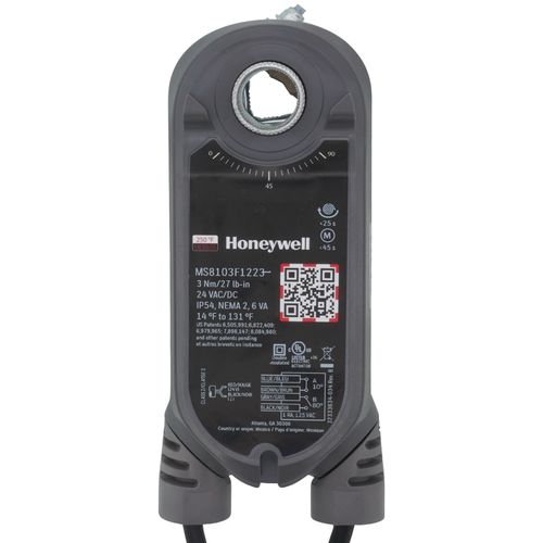 Main product image of 2 Pos./SPST SR 27 lb-in., 3 Nm, U-Bolt, Conduit, Fire/Smoke Damper Direct Coupled Actuator w/ 2 Aux. Sw. (24V)
