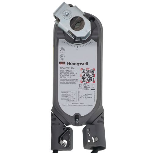 Main product image of 2 Pos./SPST SR 27 lb-in., 3 Nm, SCSA, Clip-In, Fire/Smoke Damper Direct Coupled Actuator w/ 2 Aux. Sw. (24V)