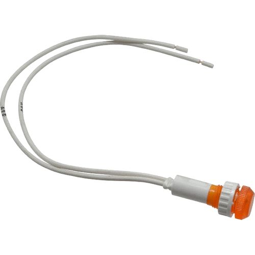 Main product image of 24V Amber Round Lens Indicating Light w/ Wire Leads, 104105