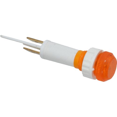 Main product image of 24V Amber Round Lens Indicating Light w/ Blade Terminals, 104133