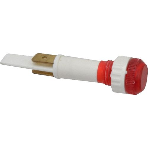 Main product image of 24V Red Round Lens Indicating Light w/ Blade Terminals, 104144