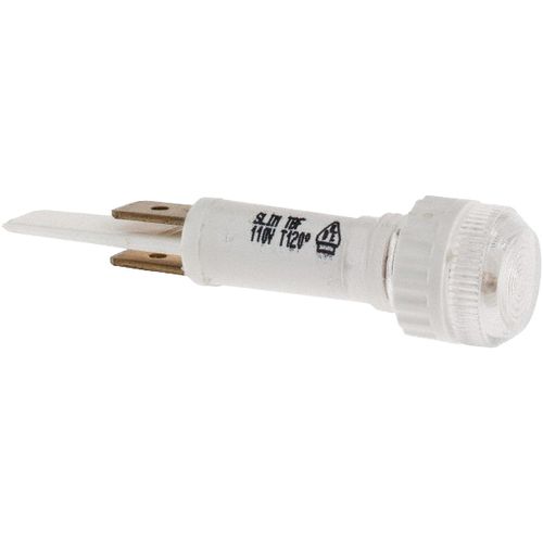 Main product image of 110V Clear Round Lens Indicating Light w/ Blade Terminals, 104146