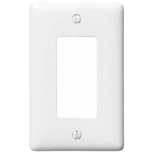Main product image of 1-Gang Decorator/GFCI Wall Plate, White, P26W