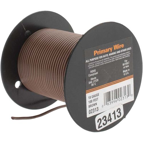 Main product image of 18 AWG Blue Hook-Up Wire, 100 ft, MSC Listing 61440061, 23413