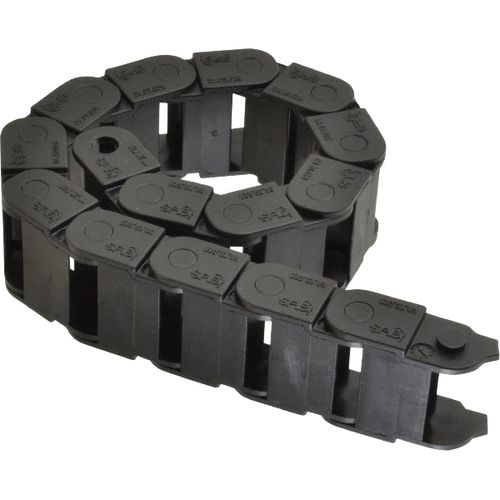 Main product image of Series 06, 20mm Inner Width, 28mm Bend Radius, 1 ft Fixed-Open Cable Carrier, 06-20-028-0 1'