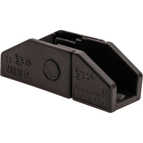 Main product image of 0.65" W x 0.59" H Plastic Zipper Cable Carrier Mounting Brackets (Set of 2), 060-10-12P
