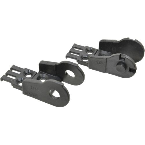 Main product image of 1.61" W x 1.38" H Plastic Open Cable Carrier Mounting Brackets (Set of 2), 2020-12PZB