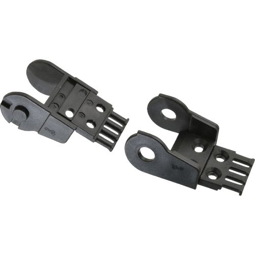 Main product image of 2.13" W x 1.38" H Plastic Open Cable Carrier Mounting Brackets (Set of 2), 2030-12PZB