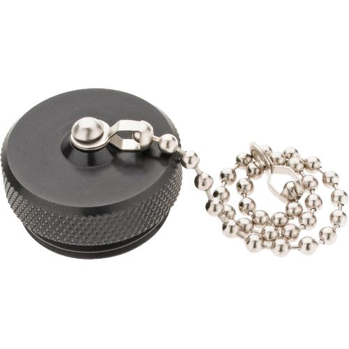 Main product image of Mini-Change 1"-16 External-Thread Closure Cap, Black Zinc, 65-0102