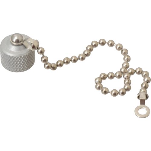 Main product image of Micro-Change 1/2"-20 Internal-Thread Closure Cap w/ Chain, 70010