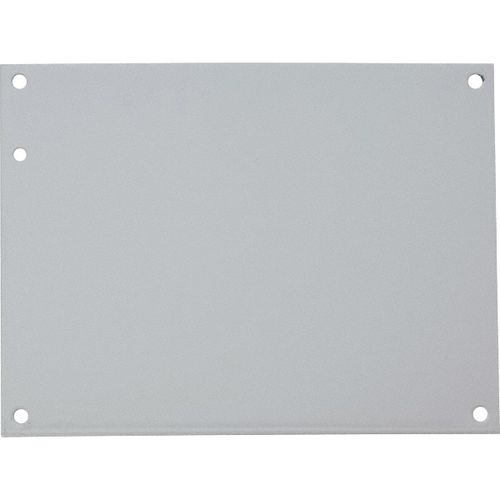 Main product image of 6-1/4" x 8-1/4" Powder-Coated Electrical Enclosure Nonperforated Panel, A10N8P