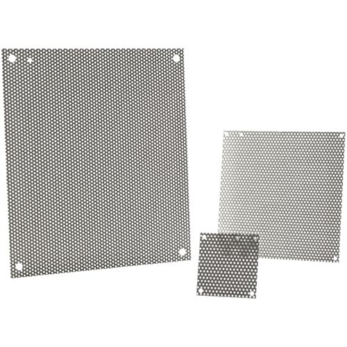 Main product image of 4-1/4" x 4-1/4" Powder-Coated Electrical Enclosure Perforated Panel, A6N6PP