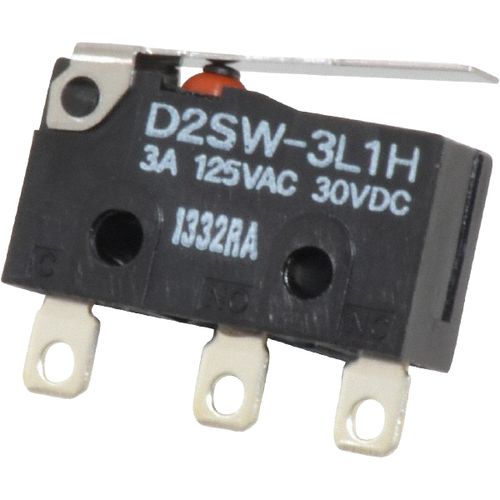 Main product image of 3A SPDT Sealed Miniature Snap-Action Switch w/ Hinge Lever, D2SW-3L1HS