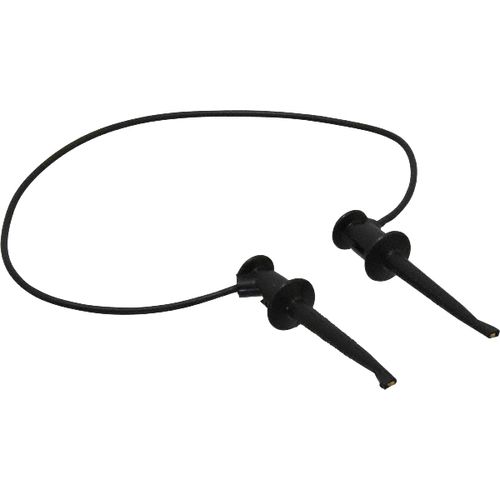 Main product image of 12" Black Minigrabber Test Clip Patch Cord, 3781-12-0