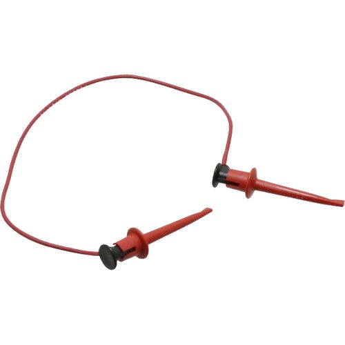 Main product image of 12" Red Minigrabber Test Clip Patch Cord, 3781-12-2