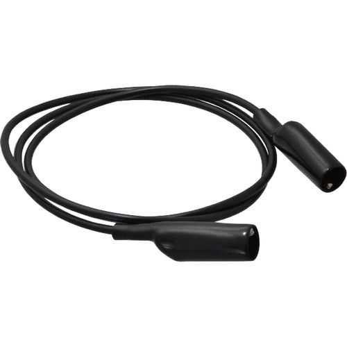 Main product image of 36" Black Alligator Clip-to-Clip Patch Cord, AL-B-36-0