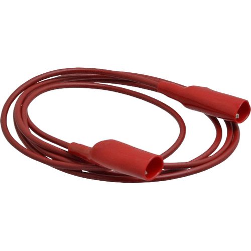 Main product image of 60" Red Alligator Clip-to-Clip Patch Cord, AL-B-60-2