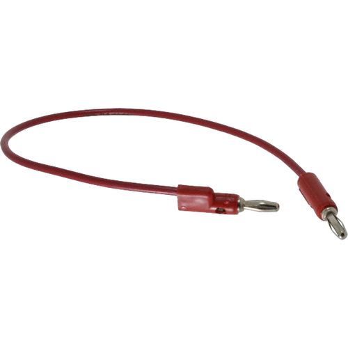 Main product image of 12" Red Stacking Banana Plug Patch Cord, B-12-2