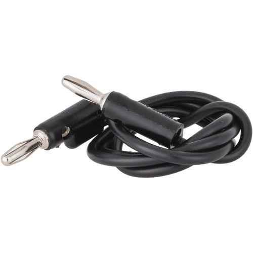 Main product image of 24" Black Stacking Banana Plug Patch Cord, B-24-0