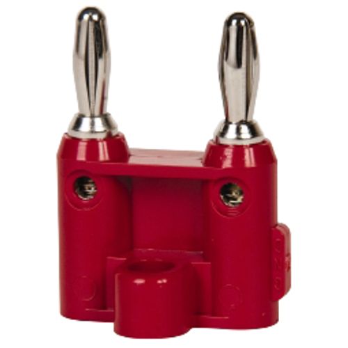Main product image of Red Solderless Double Banana Plug, MDP-2