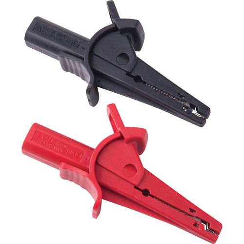 Main product image of 1000V 10A Large-Jaw Alligator Clip Set, 1" Jaw Opening, R1210