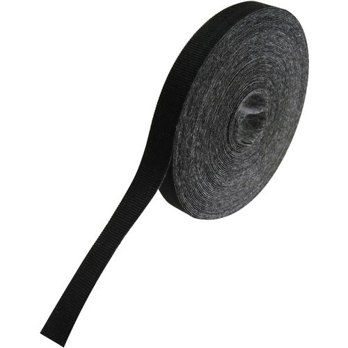 Main product image of 75" Black Reusable Hook & Loop Cable Tie, G-05-075-BK