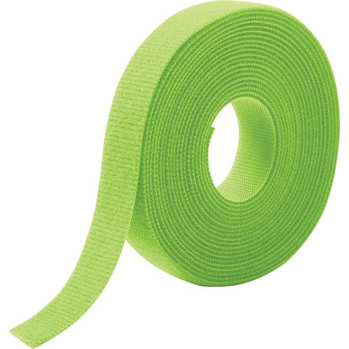 Main product image of 3/4" x 5 yd One-Wrap Reusable Hook & Loop Tape Roll, Green, 31295