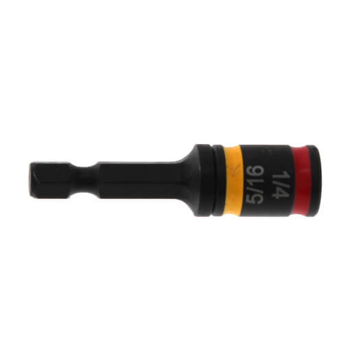 1/4" & 5/16" Dual-Sided Reversible Hex Chuck Driver w/ Easy Clean Magnet (2" Long)
