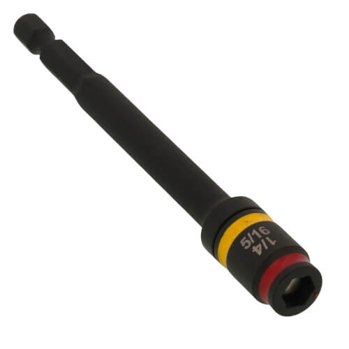 1/4" and 5/16" Reversible Magnetic Hex Chuck Driver (4" Long)