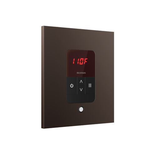Main product image of iTempo Steam Shower Control and Aroma Designer SteamHead in Square Oil Rubbed Bronze