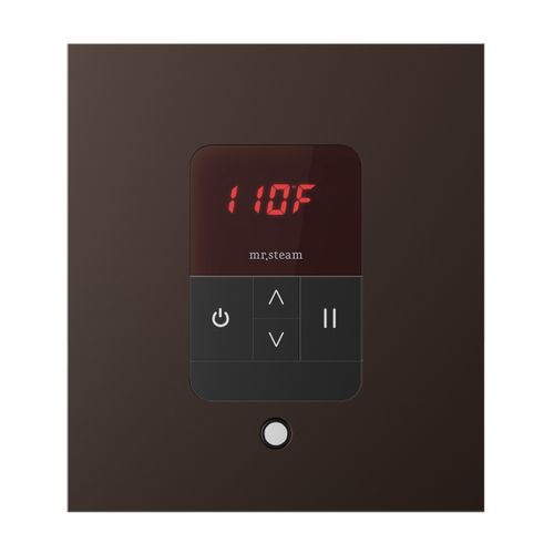 Main product image of iTempo Steam Shower Control and Aroma Designer SteamHead in Square Oil Rubbed Bronze