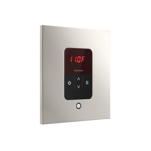 Main product image of iTempo Steam Shower Control and Aroma Designer SteamHead in Square Polished Nickel