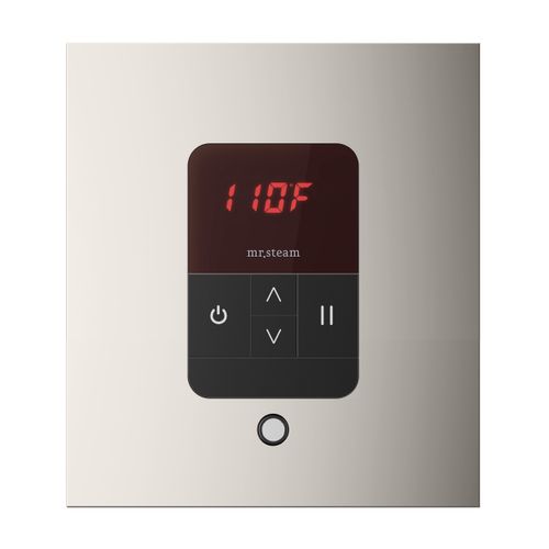 Main product image of iTempo Steam Shower Control and Aroma Designer SteamHead in Square Polished Nickel