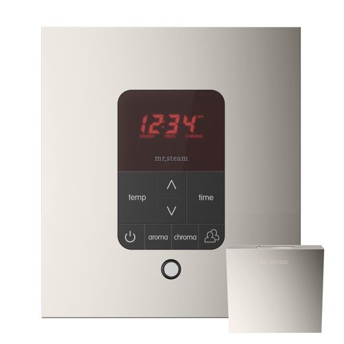 Main product image of Butler Steam Shower Control Package with iTempoPlus Control and Aroma Designer SteamHead in Square Polished Nickel