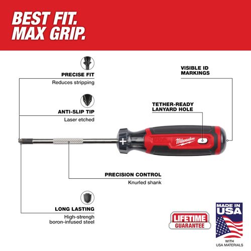 Main product image of 2 Piece Cushion Grip Screwdriver Set (USA)