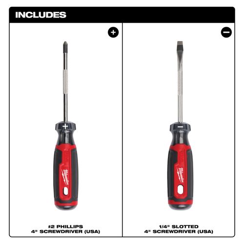 Main product image of 2 Piece Cushion Grip Screwdriver Set (USA)