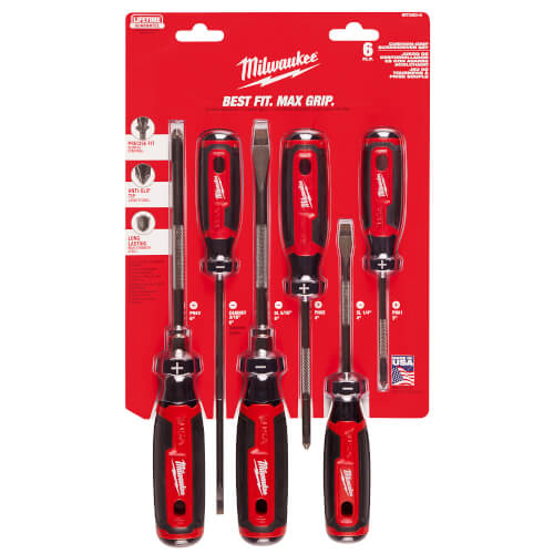 Main product image of 6 Piece Cushion Grip Screwdriver Set (Made in USA)
