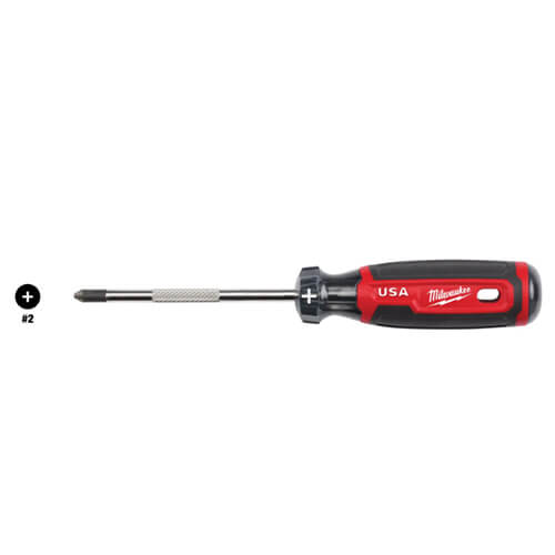 Main product image of #2 ECX 4" Cushion Grip Screwdriver (Made in USA)