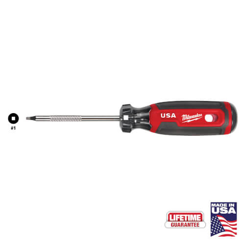 Main product image of #1 Square 3" Cushion Grip Screwdriver (Made in USA)