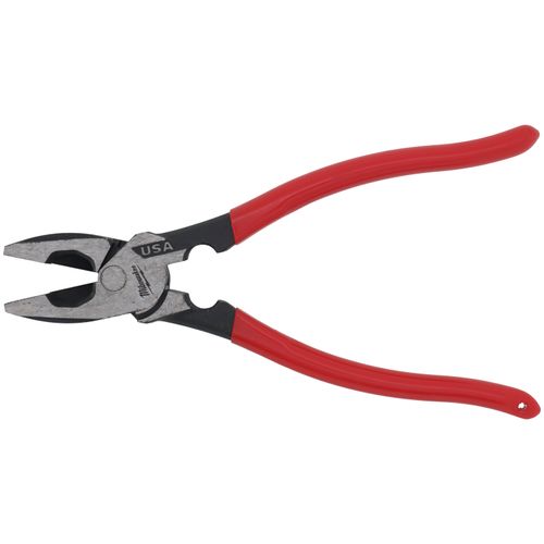 Main product image of 9" Lineman's Dipped Grip Pliers w/ Thread Cleaner (Made in USA)