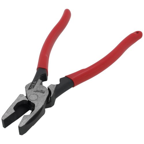 Main product image of 9" Lineman's Dipped Grip Pliers w/ Thread Cleaner (Made in USA)