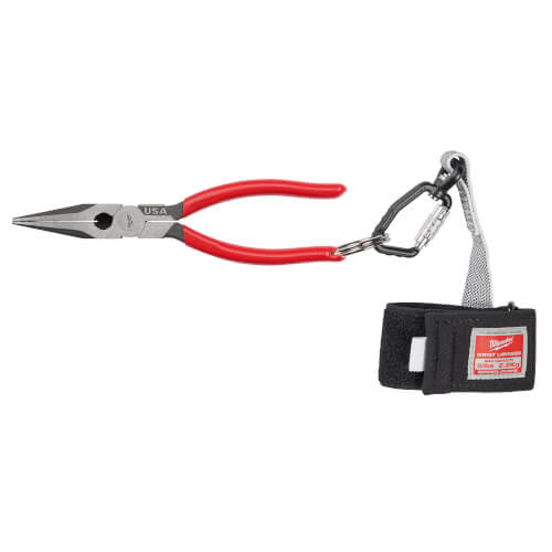Main product image of 8" Long Nose Dipped Grip Pliers (Made in USA)