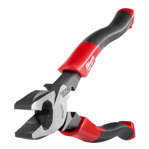 Main product image of 9" Lineman's Comfort Grip Pliers w/ Thread Cleaner (Made in USA)
