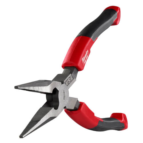 Main product image of 8" Long Nose Comfort Grip Pliers (Made in USA)