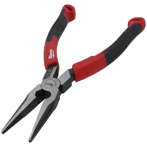 Main product image of 8" Long Nose Comfort Grip Pliers (Made in USA)