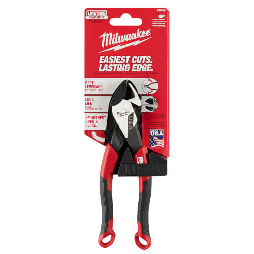 Main product image of 8" Diagonal Comfort Grip Cutting Pliers (Made in USA)