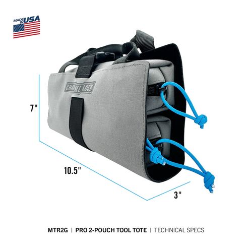 Main product image of Pro 2-Pouch Modular Tool Roll System with LaserLock Fabric and 6/12 Compatible