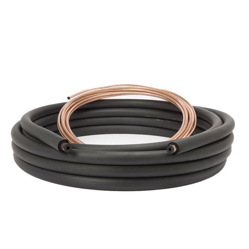 Main product image of 3/8" LL x 3/4" SL Standard Refrigerant Line Set, 3/4" Black Insulated Suction Line Only (30')